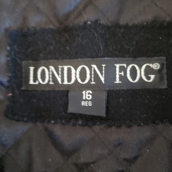 London Fog Winter Coat.  Size 16 - Picture 3 of 3